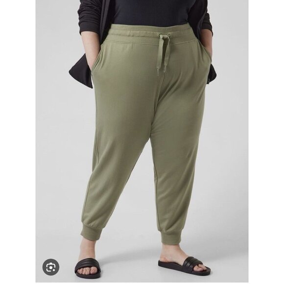 Athleta Pants - Athleta Balance Jogger Pants Size 3X Pockets Green